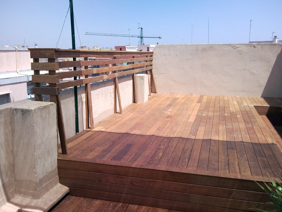 TARIMA EXTERIOR IPE EN ÁTICO