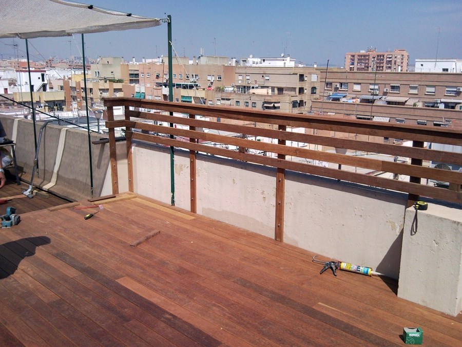 TARIMA EXTERIOR IPE EN ÁTICO