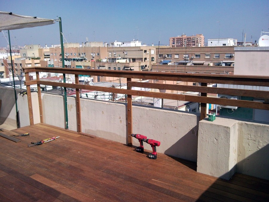 TARIMA EXTERIOR IPE EN ÁTICO