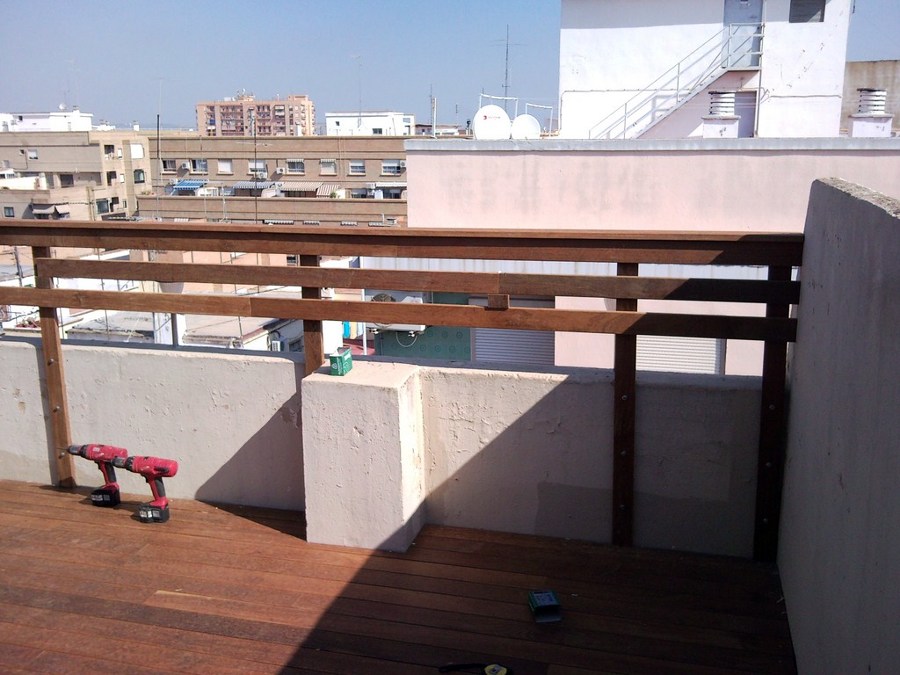 TARIMA EXTERIOR IPE EN ÁTICO