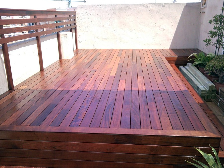 TARIMA EXTERIOR IPE EN ÁTICO