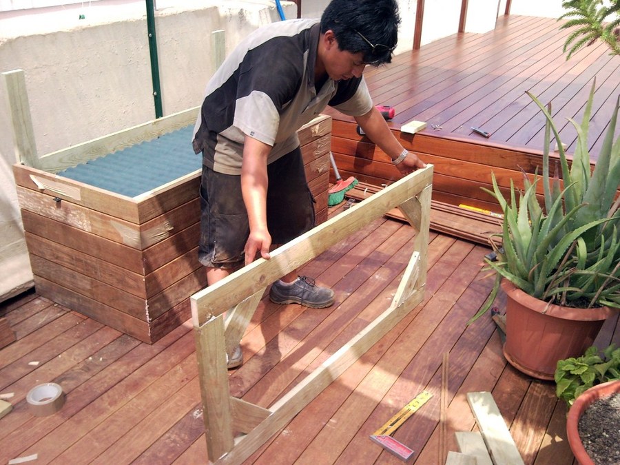 TARIMA EXTERIOR IPE EN ÁTICO