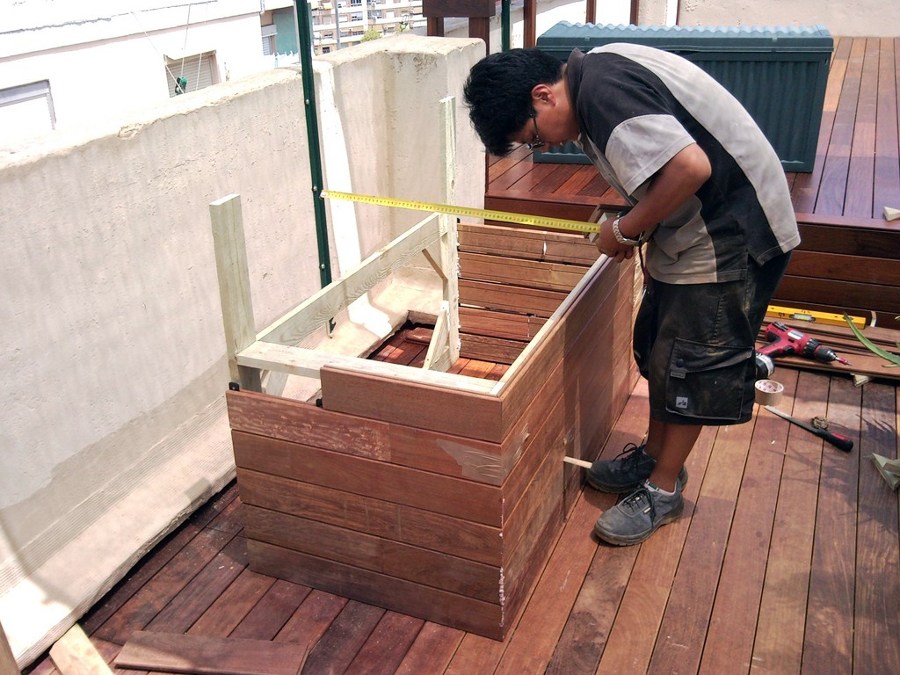 TARIMA EXTERIOR IPE EN ÁTICO