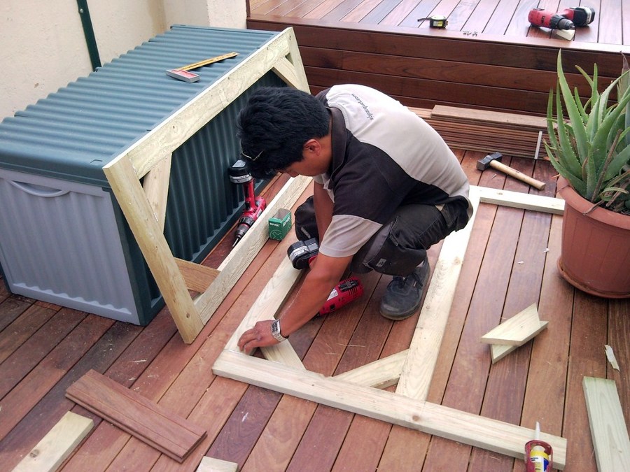 TARIMA EXTERIOR IPE EN ÁTICO