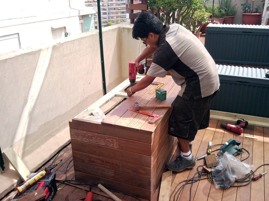 TARIMA EXTERIOR IPE EN ÁTICO