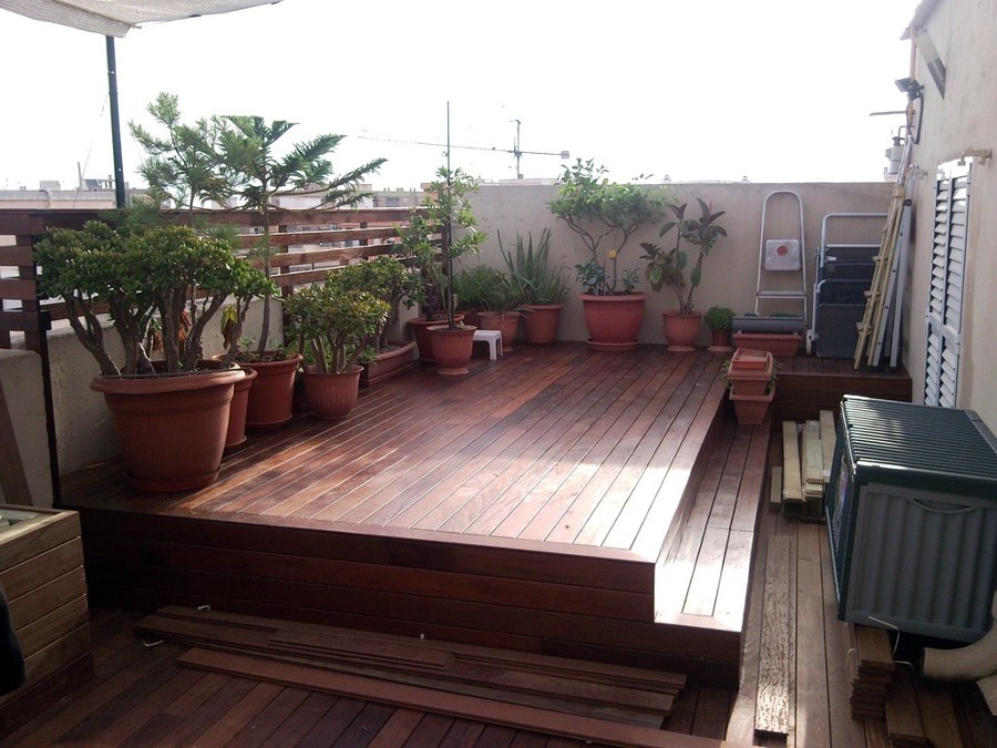 TARIMA EXTERIOR IPE EN ÁTICO