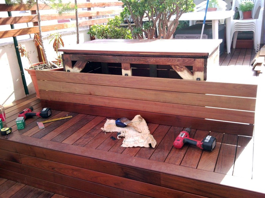 TARIMA EXTERIOR IPE EN ÁTICO