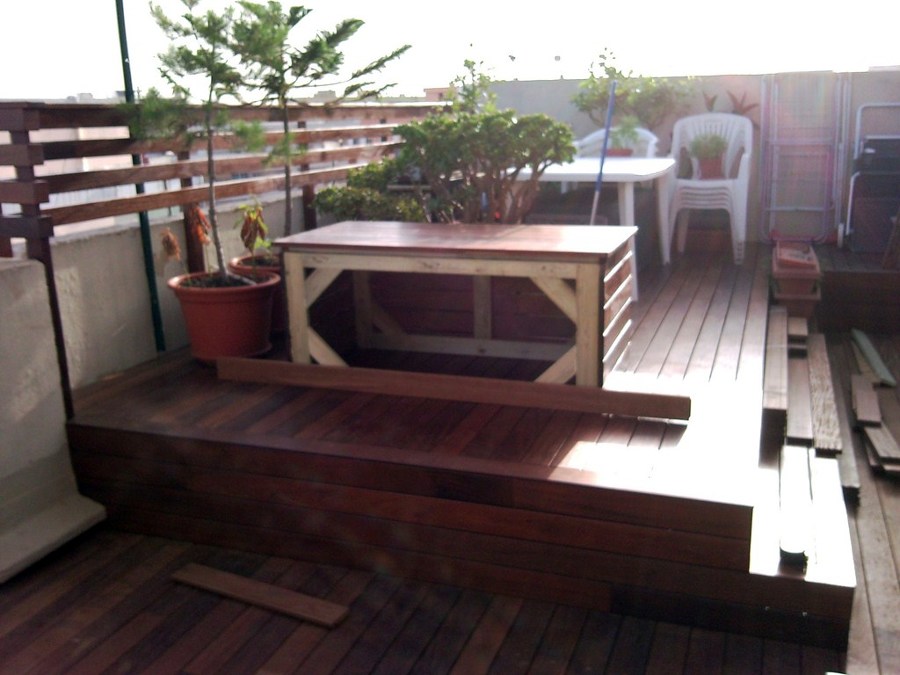 TARIMA EXTERIOR IPE EN ÁTICO