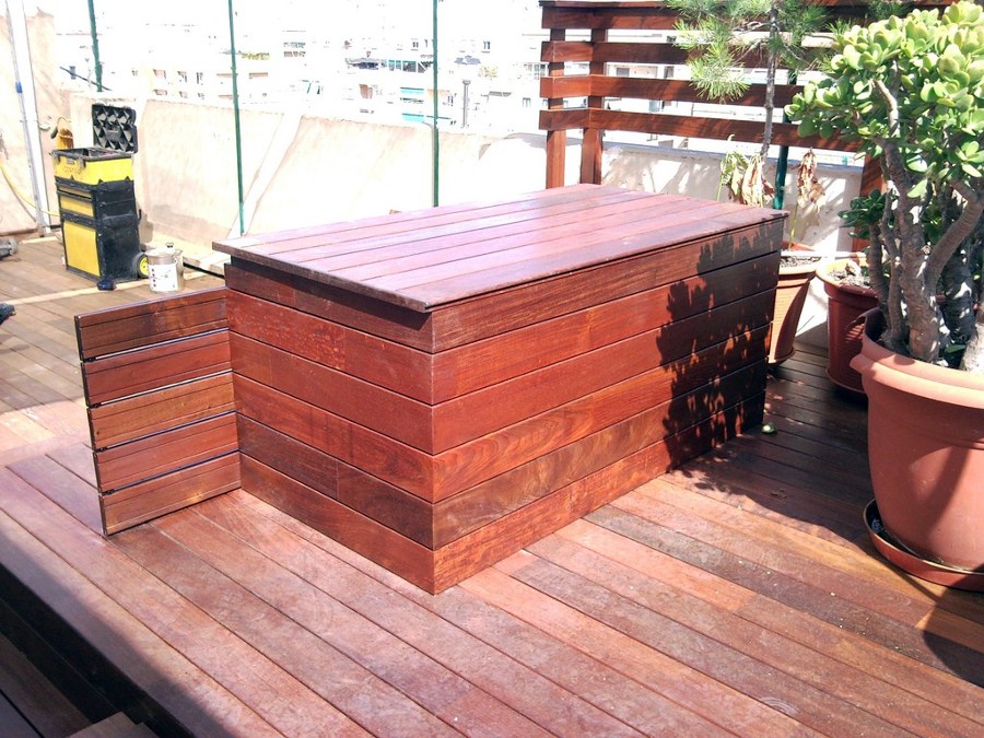 TARIMA EXTERIOR IPE EN ÁTICO