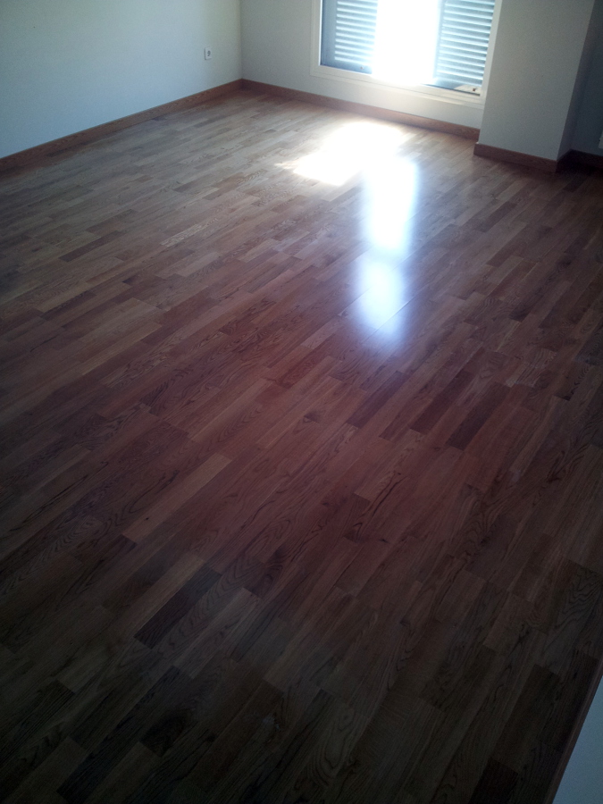 Tarima Flotante Madera Natural Roble 3 Lamas