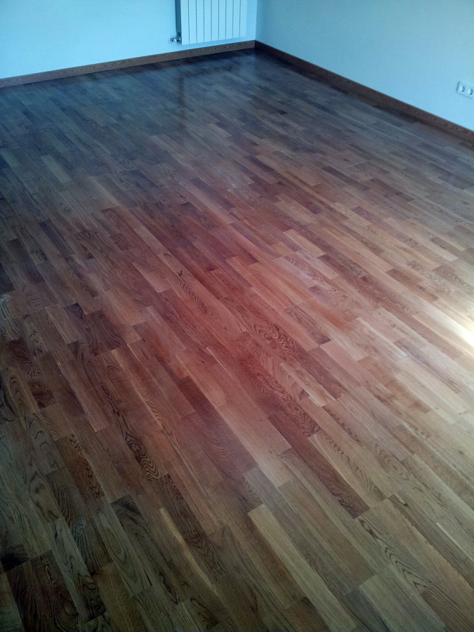 Tarima Flotante Madera Natural Roble 3 Lamas