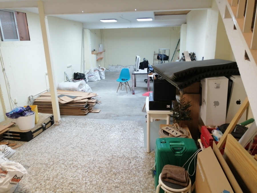 Tarima retirada al contendor