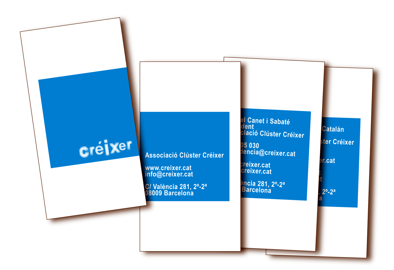 tarjetas de visita Creixer