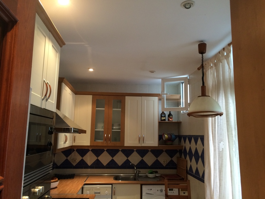 Techo Cocina Después de Arreglado y Pintado