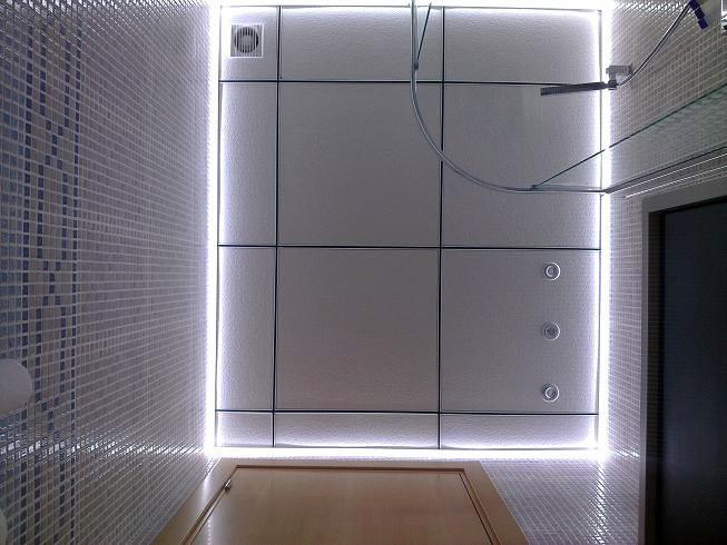 techo con iluminacion led