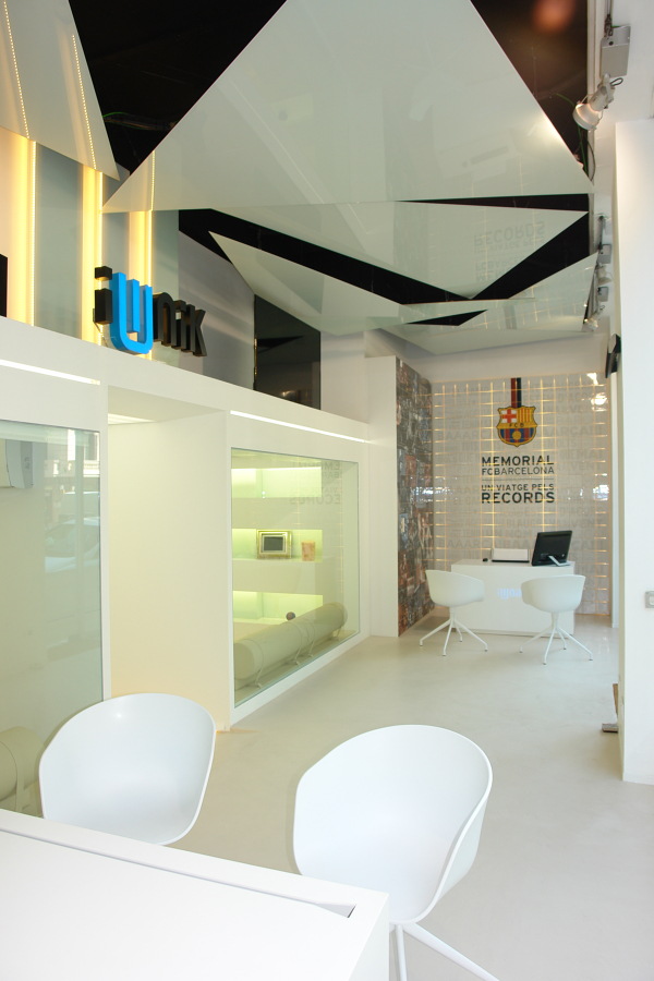 Techo en vidrio blanco