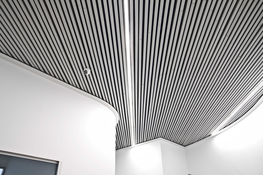 Techo lamas de aluminio