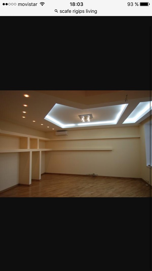 Techo salon- dormitorio pladur