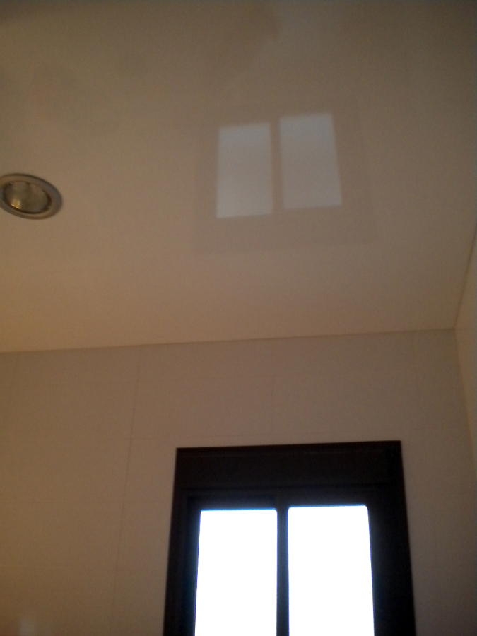 Techo tensado lacado