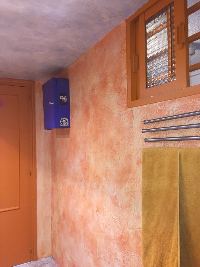 Techo y paredes (despeinado con veladura)