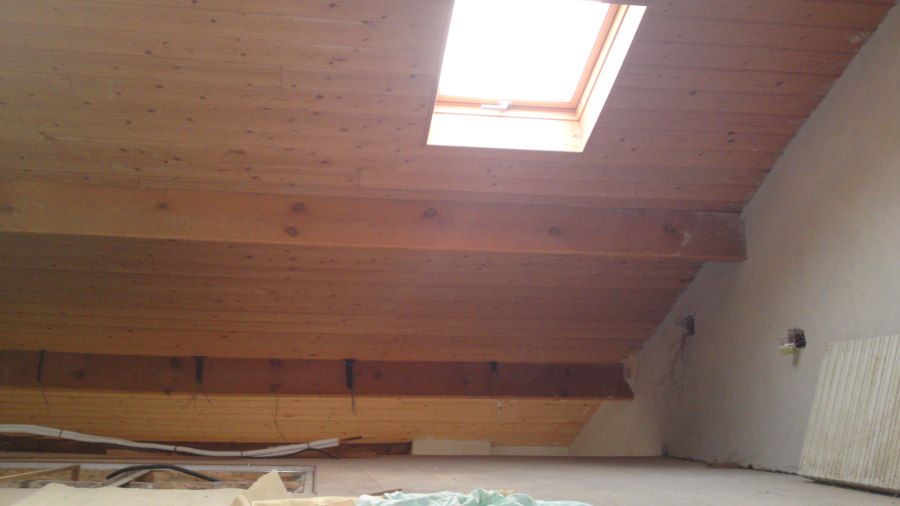 techos de madera antes de ...