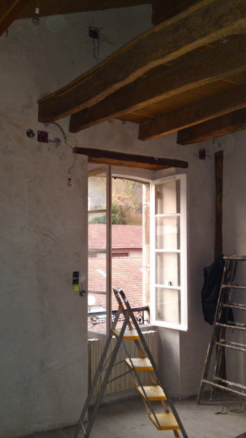 techos ,paredes y madera antes de...