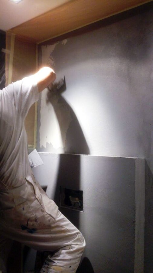 tercera mano de microcemento 