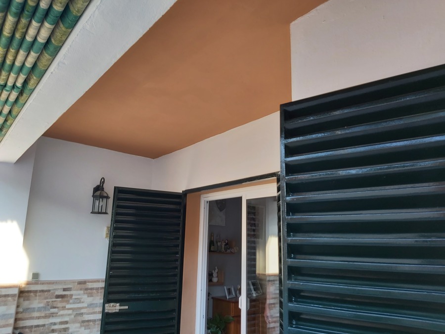 Terminación de techos de patios interiores