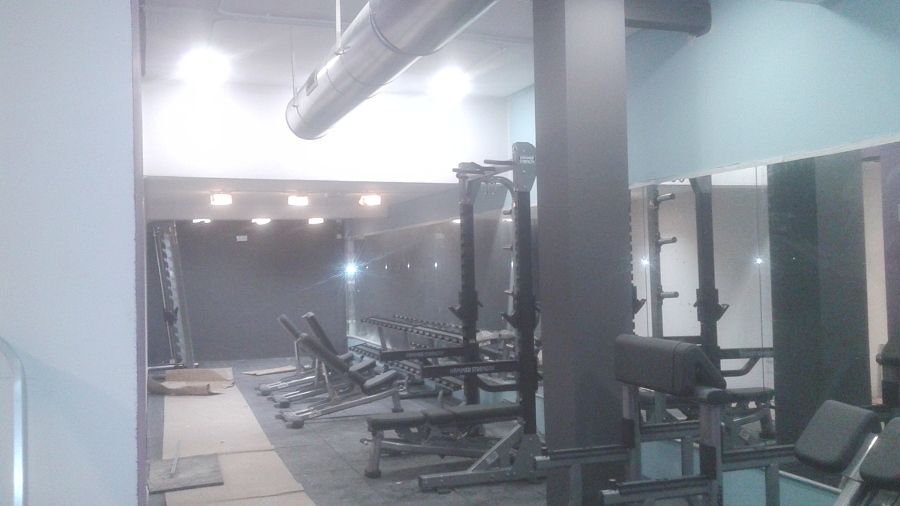 Terminación gimnasio.