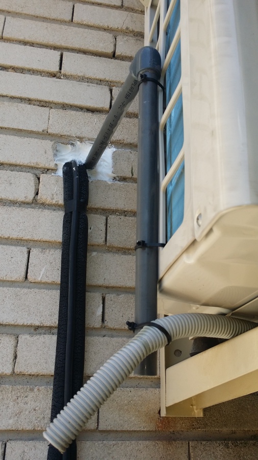 Terminado por fuera y sellado