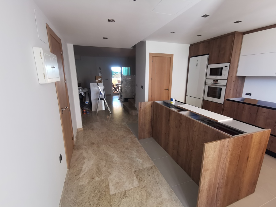 Terminando la cocina