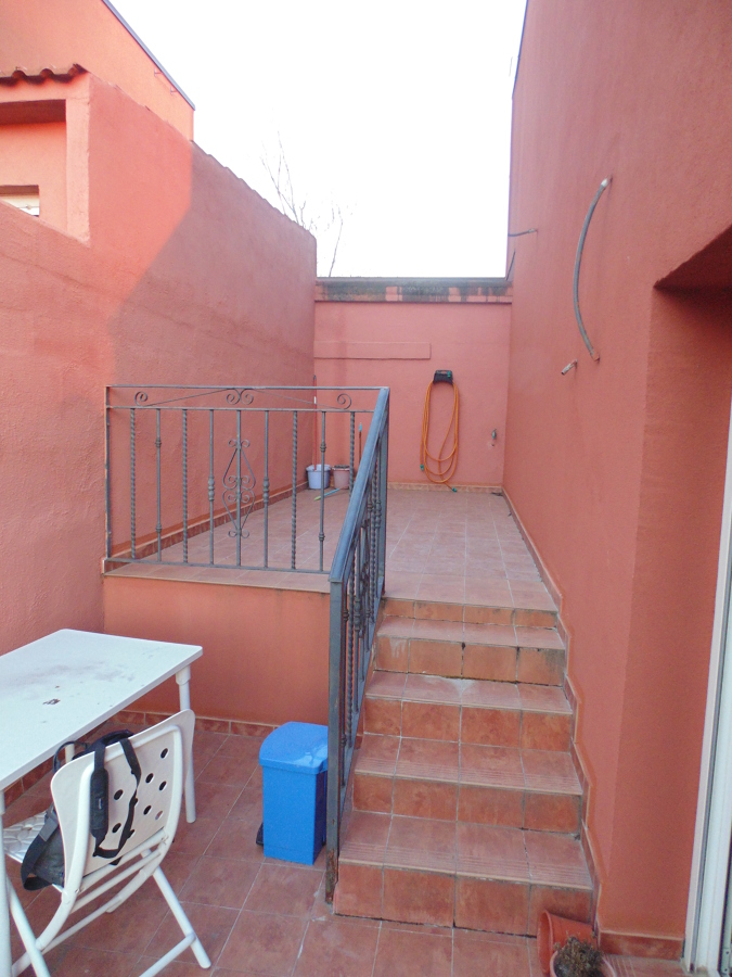 Terraza antes de llevar a cabo el proyecto