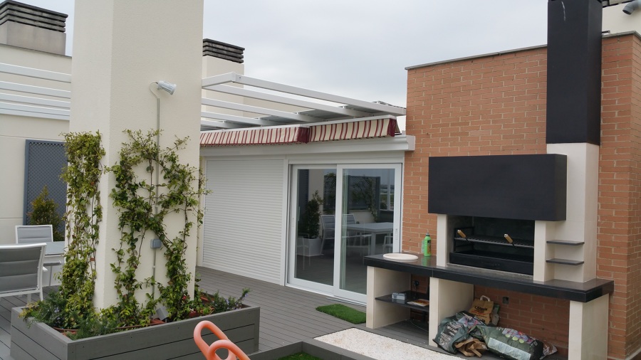 Terraza de estilo moderno