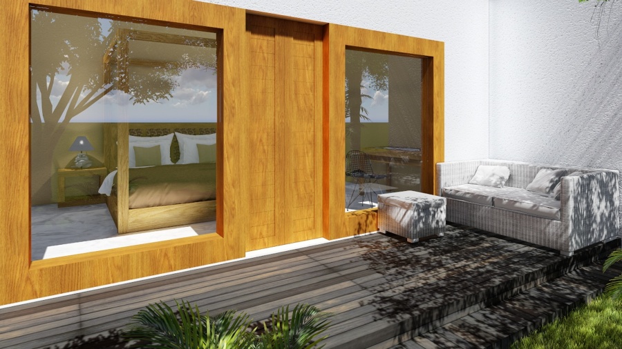 terraza de habitación