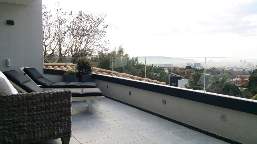 Terraza en planta superior