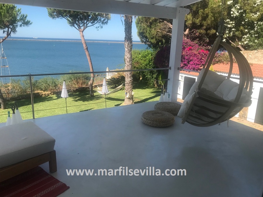 Terraza MicroCemento blanco