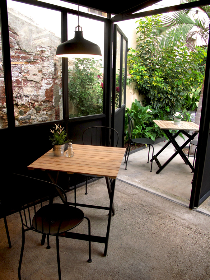 Terraza patio Restaurante El Quiosc de Can Carreras