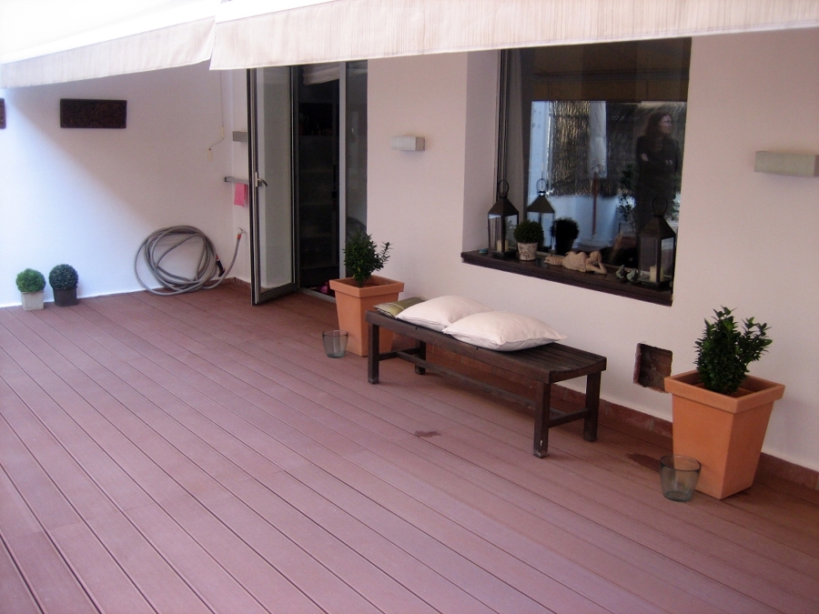 Terraza realizada en Barcelona