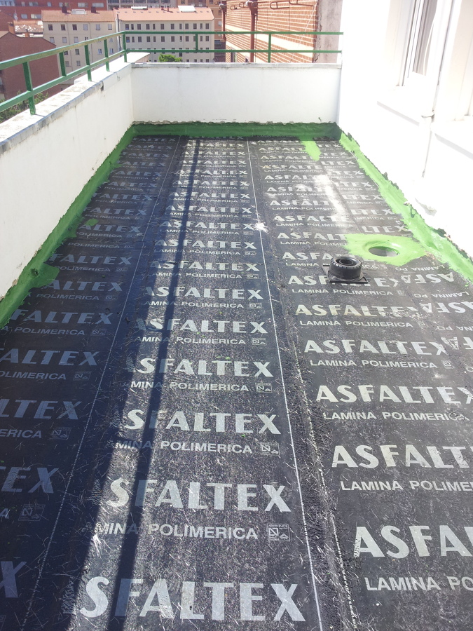 terrazas en tela ásfaltica