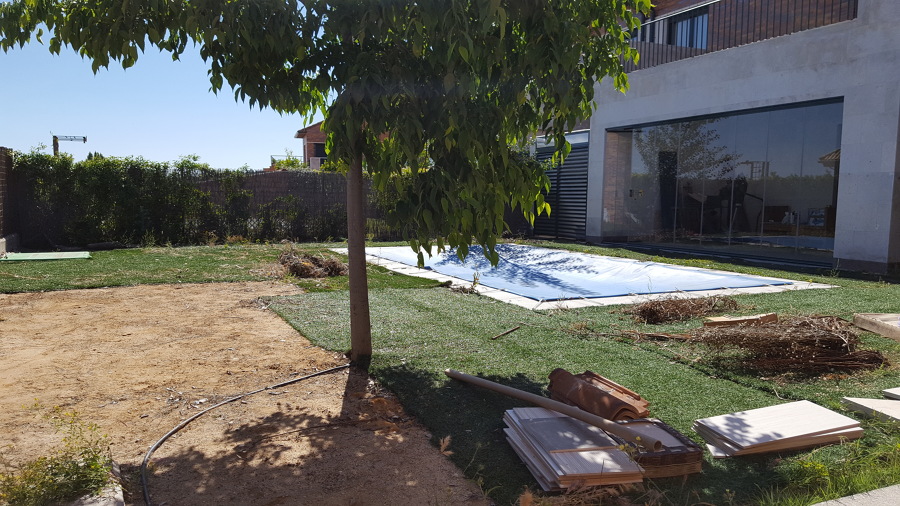 Terreno antes de la ejecución de los trabajos
