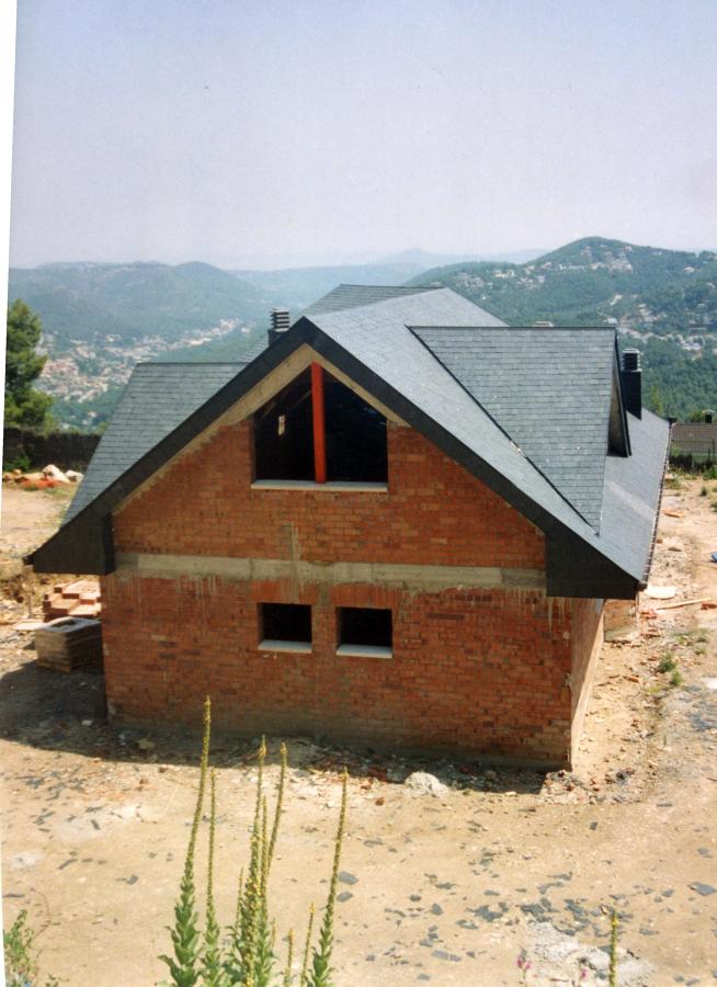 Teulada de pissarra acabat