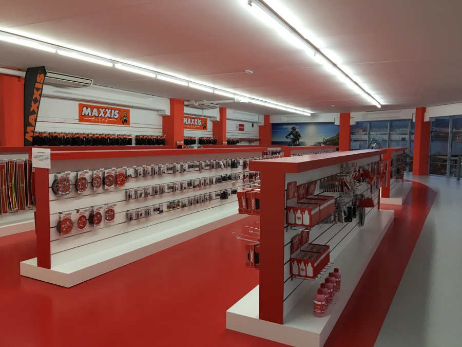 Tienda de bicicletas acabada