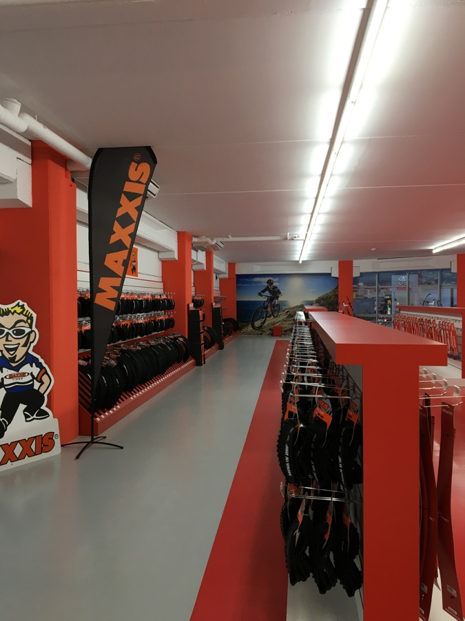 Tienda de bicicletas acabada