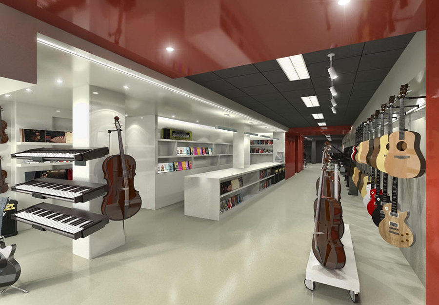 Tienda de instrumentos musicales