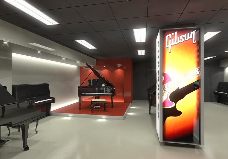 Tienda de instrumentos musicales