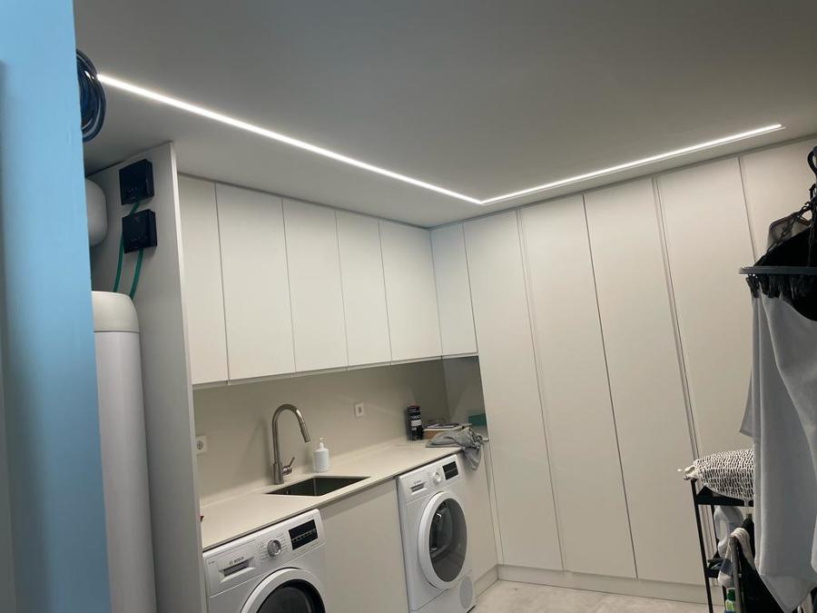 tira led zona planchado y lavanderia