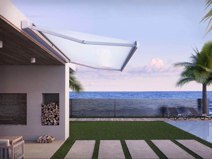 Toldo brazos extensibles con cofre