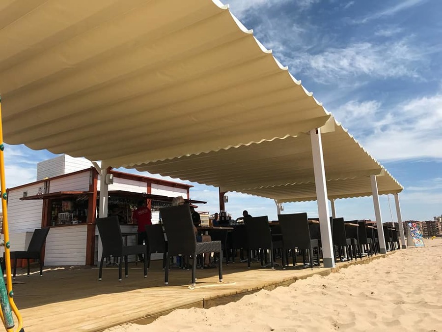 TOLDO CORREDERO CON LONA TRIPLE CAPA