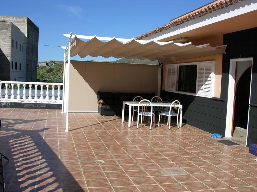 Toldo Plano con Bajante