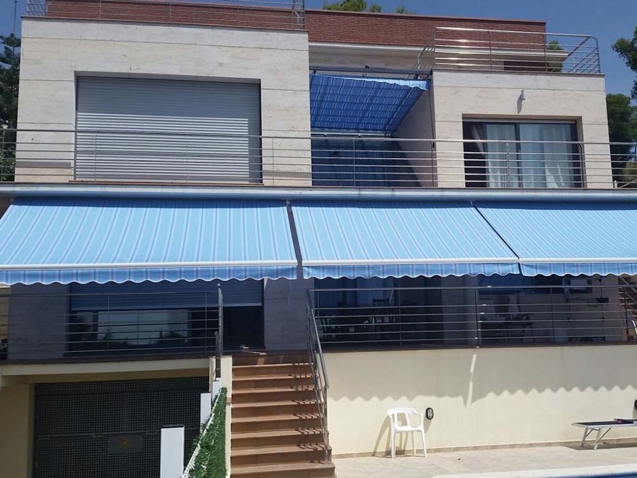 Toldos brazos extensibles